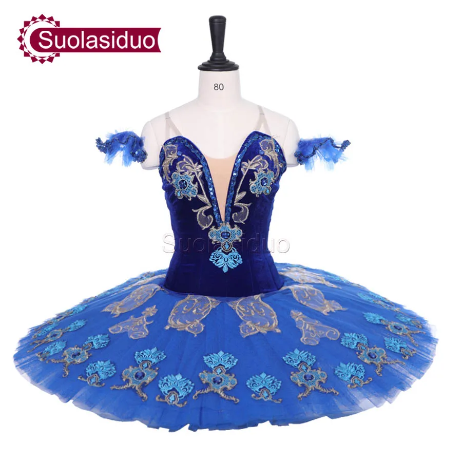 

Women Blue Classical Ballet Tutu Stage Wear The Don Quixote Performance Competition Costumes Adult Ballet Dance Apperal Dresses