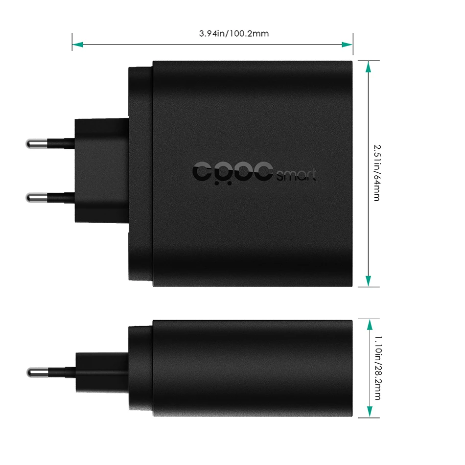 CRDC Smart Qualcomm QC 3.0 Quick Charger 34.5W 9V 12V 2 Ports Usb Wall for Samsung S7 Note5 LG G5 iPhone Xiaomi | Мобильные телефоны