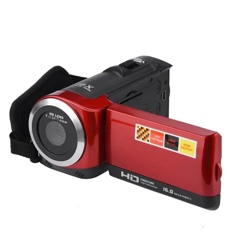 Новейшая 2018 Модная камера 2 7 дюйма TFT LCD HD 1080P 16 МП 16X Цифровая видеокамера DV с