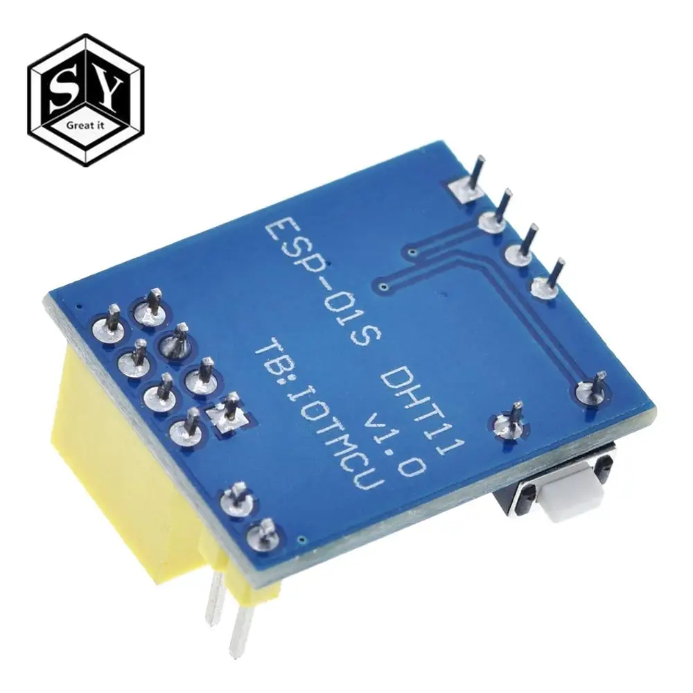 1 шт. ESP8266 ESP 01 DHT11 датчик температуры и влажности esp8266 Wifi NodeMCU Smart Home IOT|Интегральные