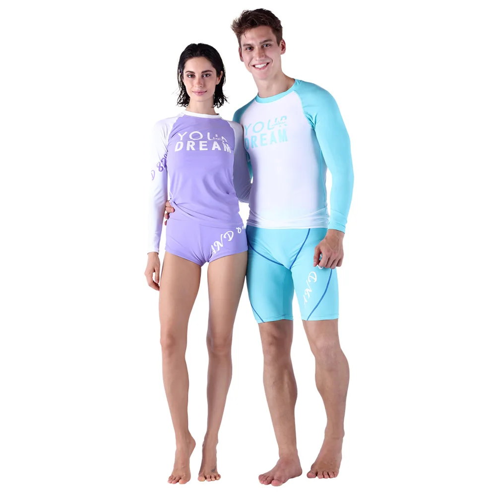 SABOLAY рашгард гидрокостюм спортивный костюм Пляж Серфинг Костюмы УФ-Защитой Сыпь