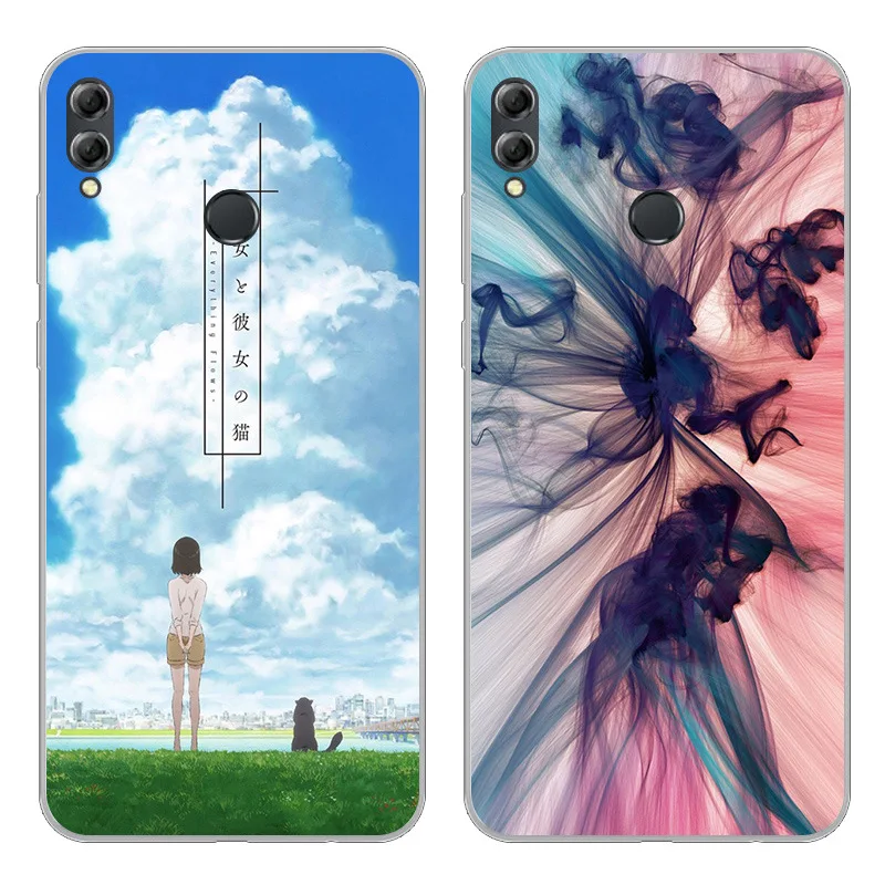 Чехол для Huawei Enjoy Max мягкий силиконовый чехол из ТПУ задней панели телефона