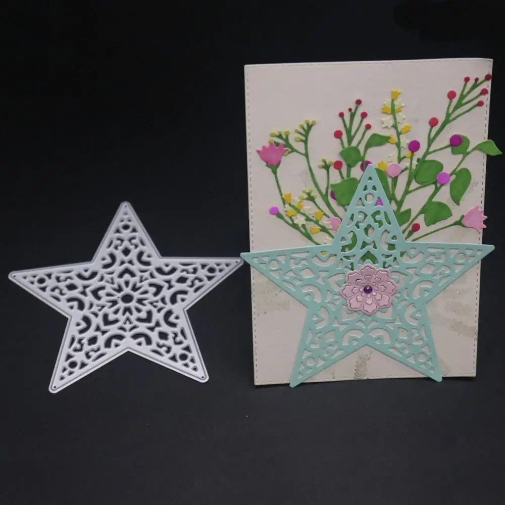 

AZSG Shining stars Cutting Dies For DIY Scrapbooking Decorative Card making Craft Fun Decoration 12*11.4cm