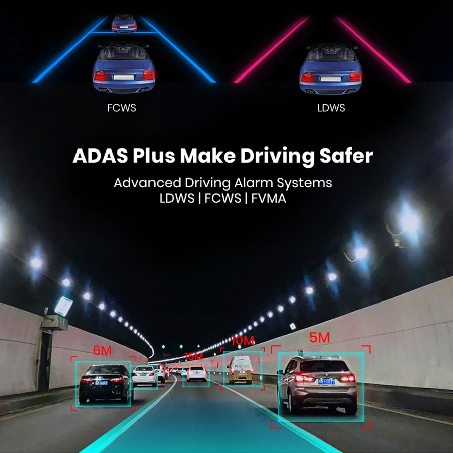 WHEXUNE скрытый wifi Автомобильный видеорегистратор ADAS Dash камера автомобильная видеокамера Full HD 1080P Автомобильная камера рекордер 1296P видеорегистратор