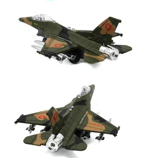 1: 72 сплава модель самолета высокая имитация F15 боец со звуком и светом назад к