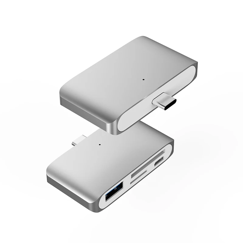 4 в 1 концентратор USB Type C с USB3.0/SD/micro SD многофункциональный ОТГ Картридер для всех