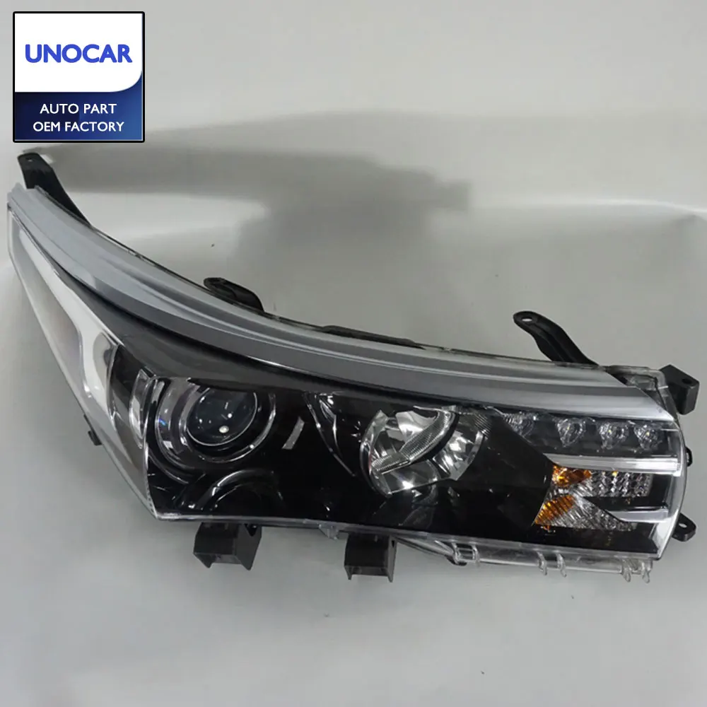 2 шт. Автомобильная фара для Toyota Corolla фары 2014 2015 2016 Altis светодиодный DRL Bi Xenon