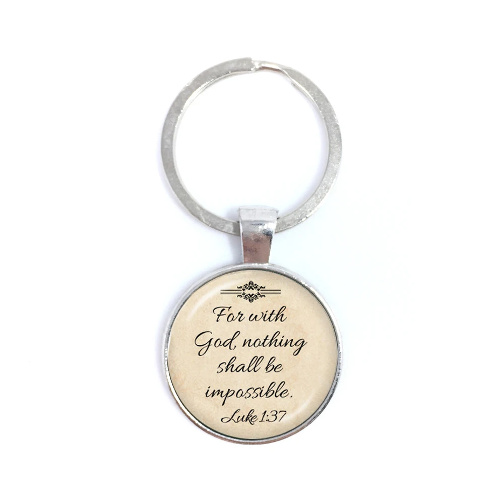 Для с Богом нет ничего невозможного фокусным расстоянием 25 мм круглый Стекло