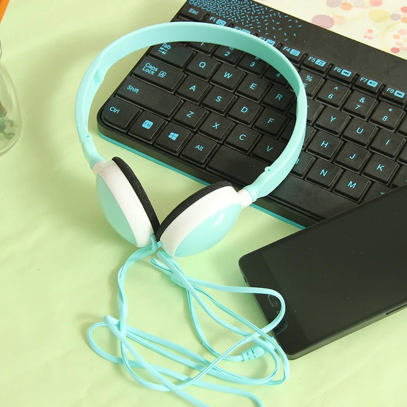 2016 Милые Девушки Наушники Конфеты Цвет Складной Гарнитура 3.5 мм для Mp3 Mp4