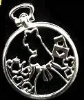 girl silver 5 шт. металлические квадратные карманные часы с ободком поднос амулеты УФ-полимер для поделок Сделай Сам аксессуары Spindrift кружева круглые овальные часы кулон ювелирные изделия - Цвет: girl silver