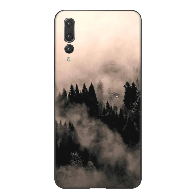 Desxz силиконовый чехол для мобильного телефона горный пик лес Huawei P9 P8 P10 P20 P30 Lite Pro P