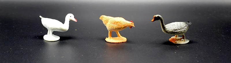 15 шт./лот имитационная модель животных на ферме лошадь Ослик курица собака корова