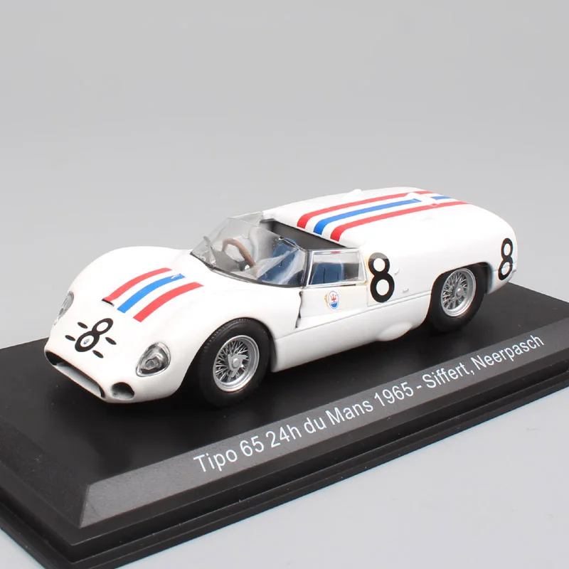 1:43 весы мини Tipo 65 24 часа в сутки Мана 1965 № 8 Siffert neerpasch СуперКары Спортивные Гонки литья под давлением моделирование легковых автомобилей игрушки для детей
