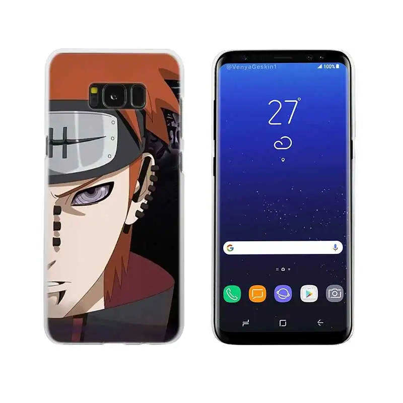 04 Чехол Sheli Hokage Pain Наруто Какаши прозрачный Note 10 9 pro Жесткий чехол для samsung S4 S5 S6 S7 S8 S9 Plus Edge Mini s10 lite - Цвет: 04