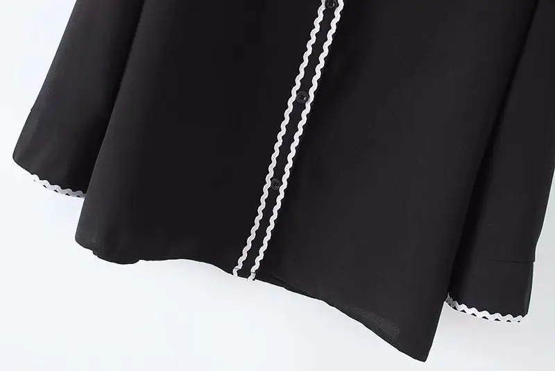 

Plus size Chiffon loose women blouse 2019 Spring summer casual office ladies white & black shirts female tops