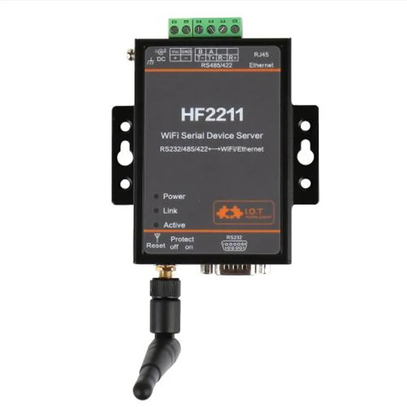 Wifi модуль 2211/2221 промышленный Modbus Серийный RS232 RS485 RS422 к WiFi Ethernet конвертер