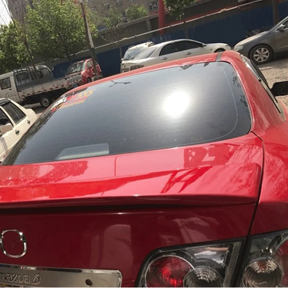 Подходит для Mazda 6 2003 2015 спойлер автомобиля ABS пластик Неокрашенный задний