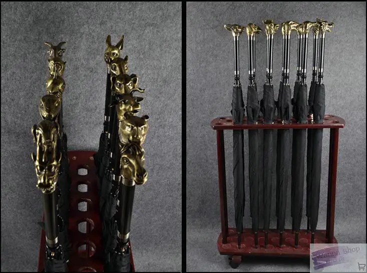 12 зодиакальных зонтов китайский зонтик для косплея мощный мужской зонт с