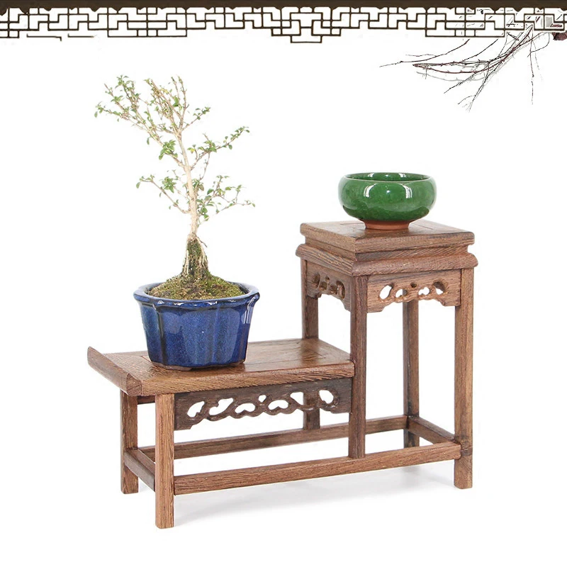 Подставка для статуи Будды каменная антикварная полка подставка цветочного