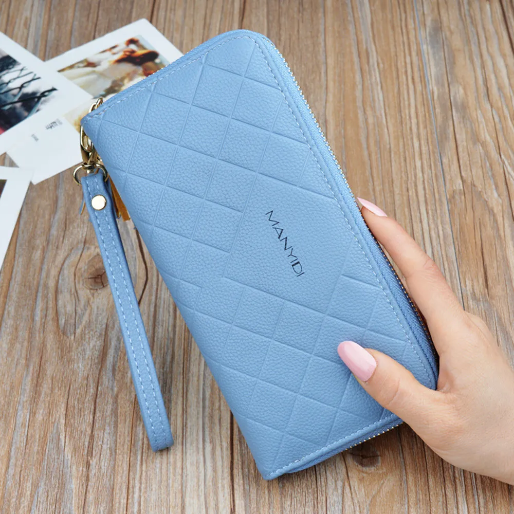 Новинка большой Portomonee модный длинный кожаный женский кошелек с кисточками