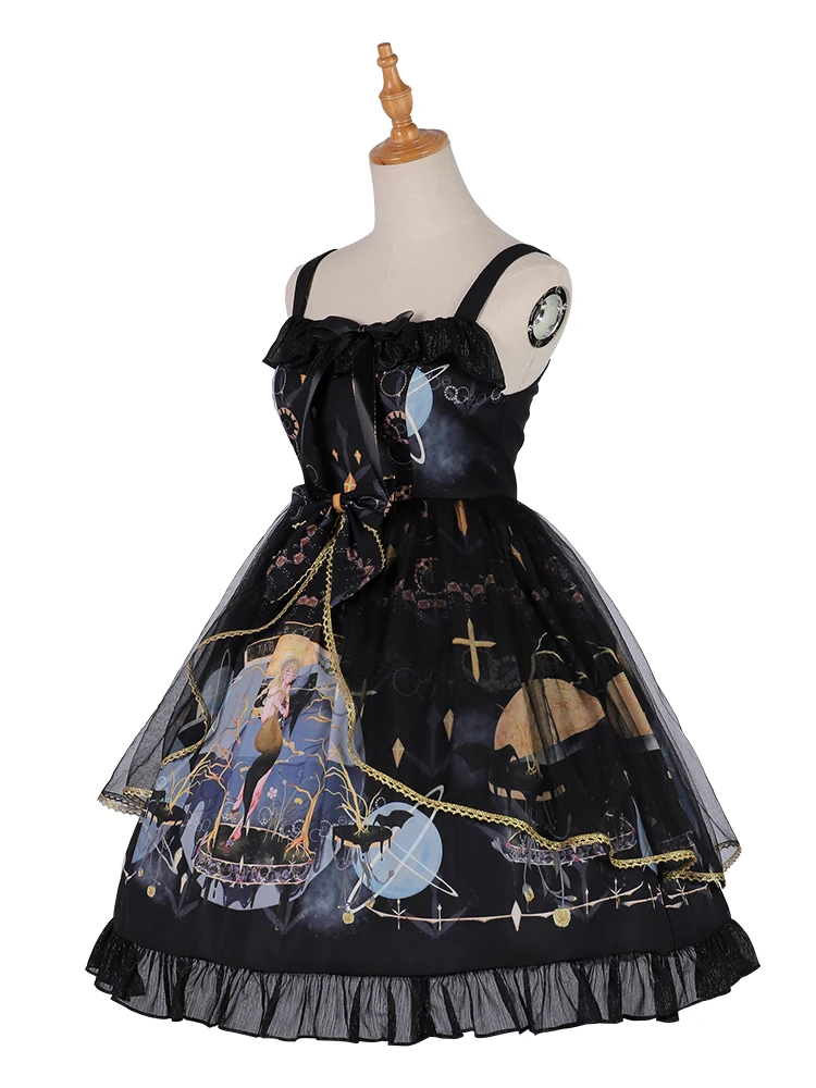 Летнее платье с бантом и оборками для девочек | Тематическая одежда униформа