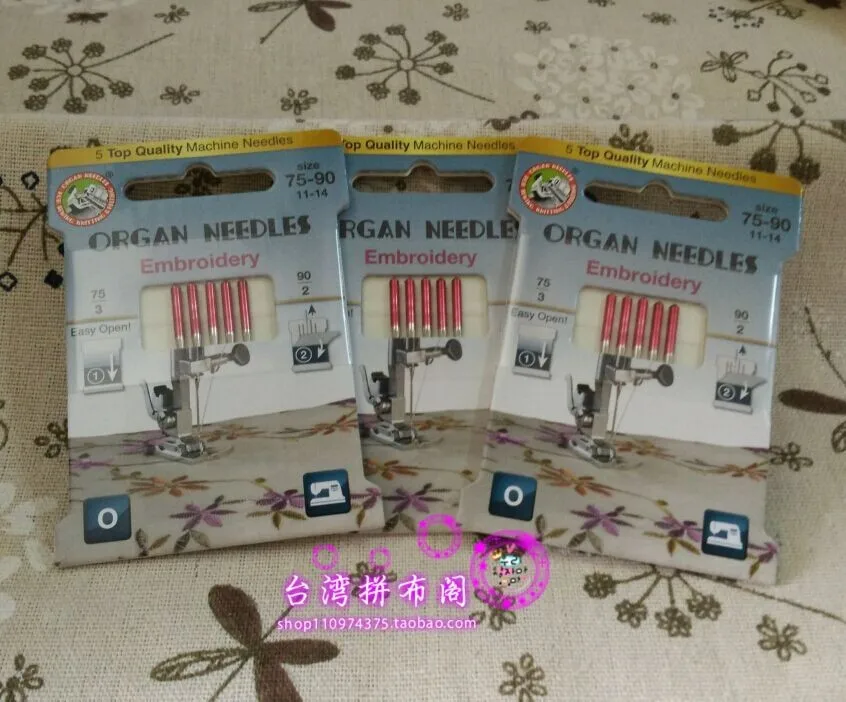Внутренние иглы для швейной машины ORGAN 130/705H универсальный размер 75/11 90/14(1 упаковка = 5 шт