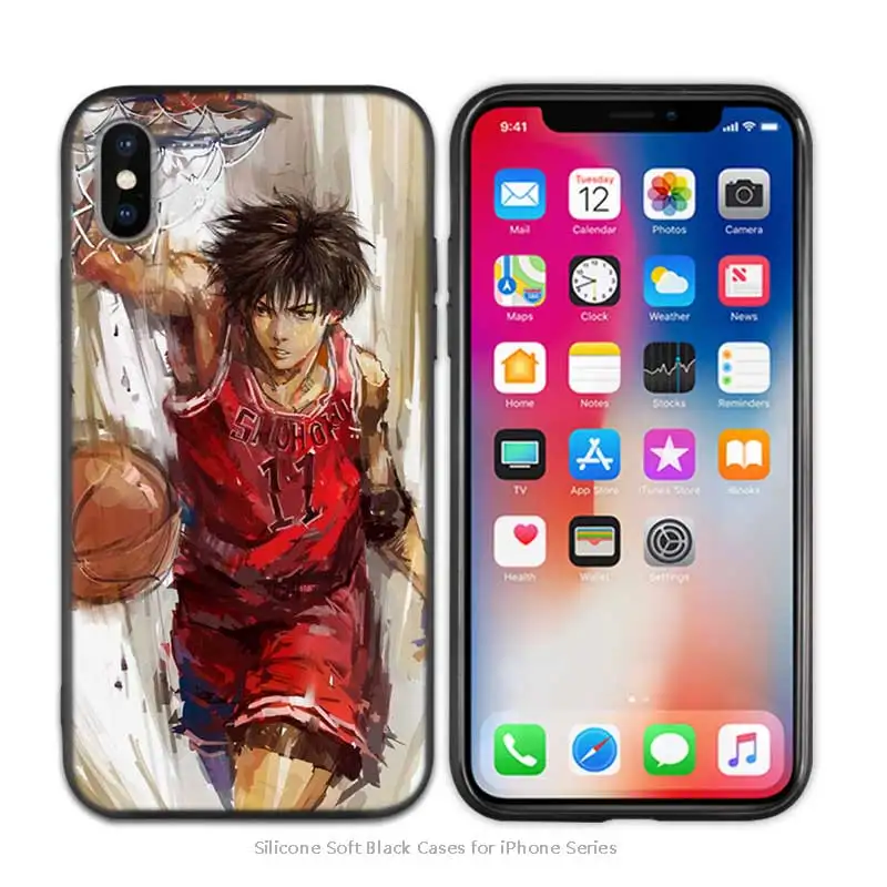 A009 Slam dank противоударный силиконовый чехол для iPhone X XS XR XS 11 11Pro Max 7 8 6S 5 5S 5C SE Plus Fundas Capa Phone Shell - Цвет: A009