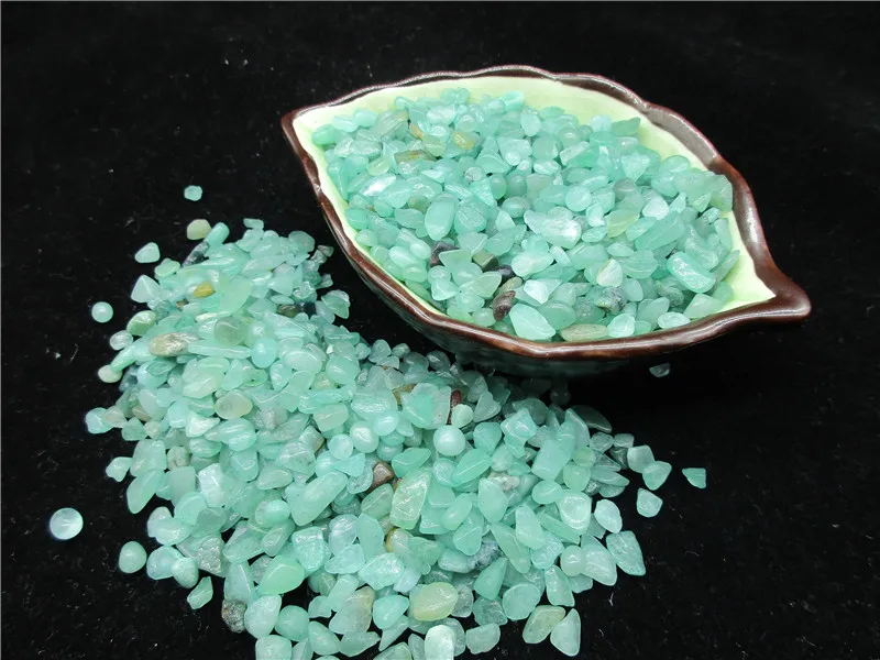 

Natural Aventurine jade Crystal Green Stones Rock Mineral Stone Gravel Specimen Aquarium gravel Decoration