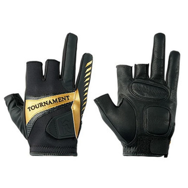 

1 Pair Fishing Gloves Half Finger Pack Fishing Rod Anti-Slip Gloves Skidproof Resistant Pesca Fitness Carp Fishing Accessories