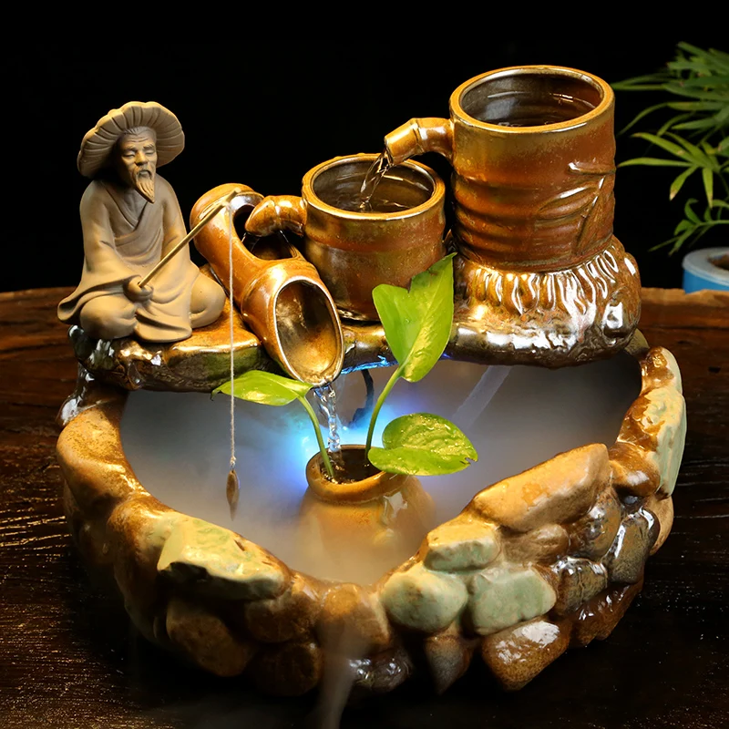 110 В 220 в креативные домашние поделки керамический водный фонтан дзен аквариум