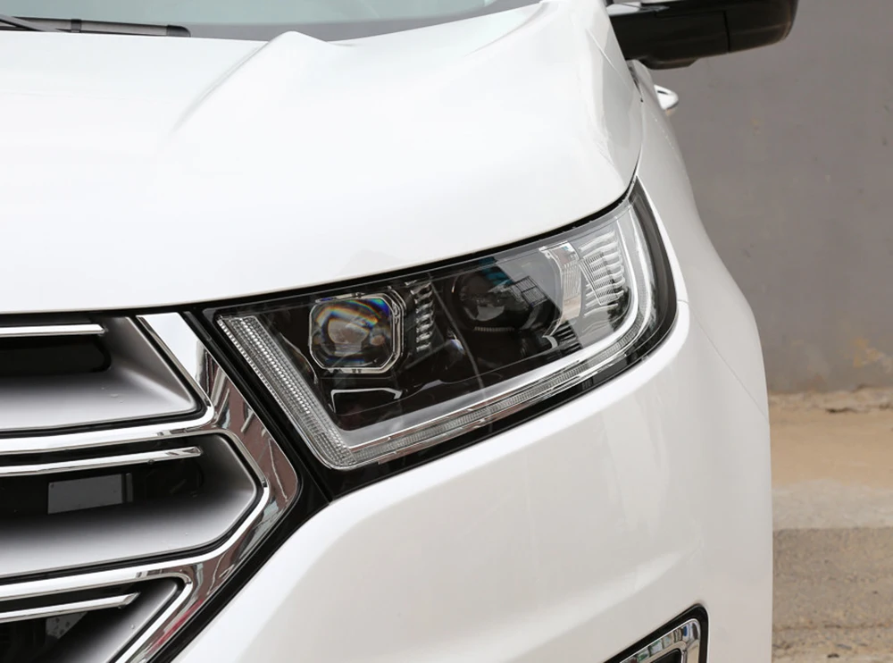 Для Ford Edge фары автомобиля прозрачные линзы прозрачный авто фар в виде ракушки крышка