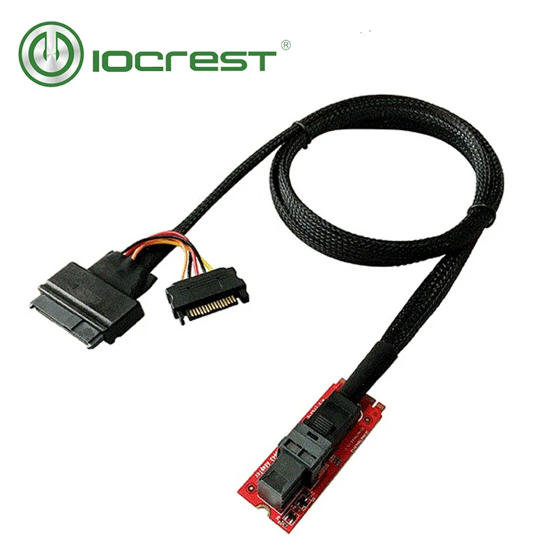 Бесплатная доставка PCIe U.2 SFF 8639 для M.2 M ключ NVMe адаптер карт мини САС к m с