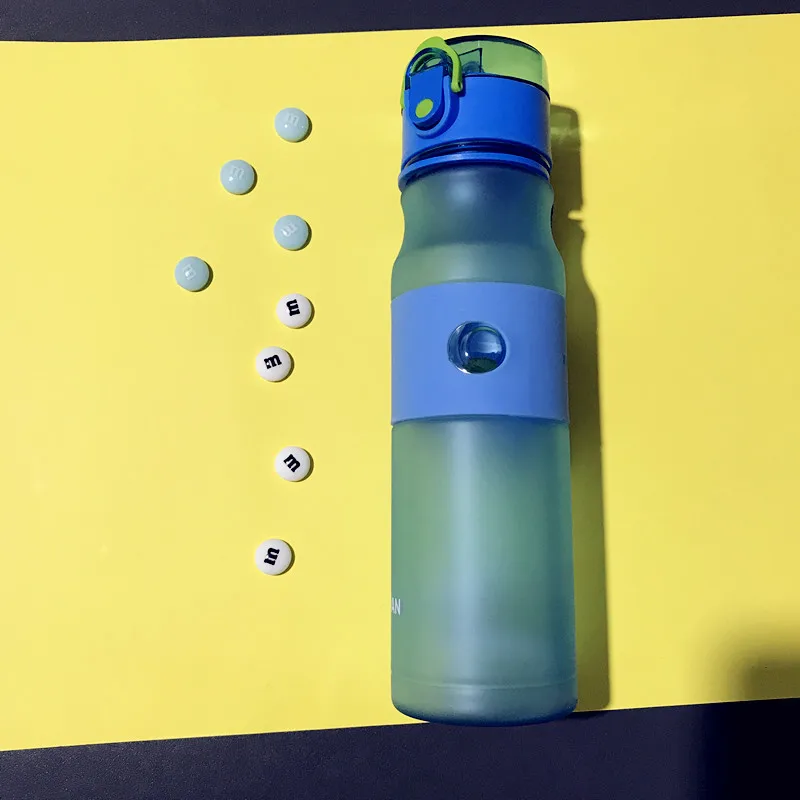 650 мл пластиковая Спортивная бутылка с соломинкой BPA бесплатные портативные бутылки для воды Питьевая Бутылка для гимнастики для детей и взрослых