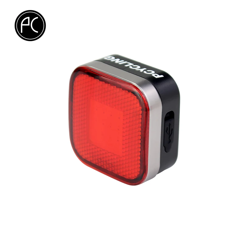 PCycling Велосипедный свет usb зарядка 6 режимов подсветка рюкзака освещения COB