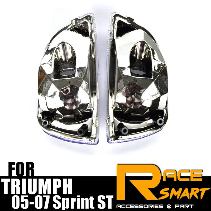 

Motorcycle Front Turn Signal Light Lens Cover Case For TRIUMPH 2005 2006 2007 Sprint ST ST