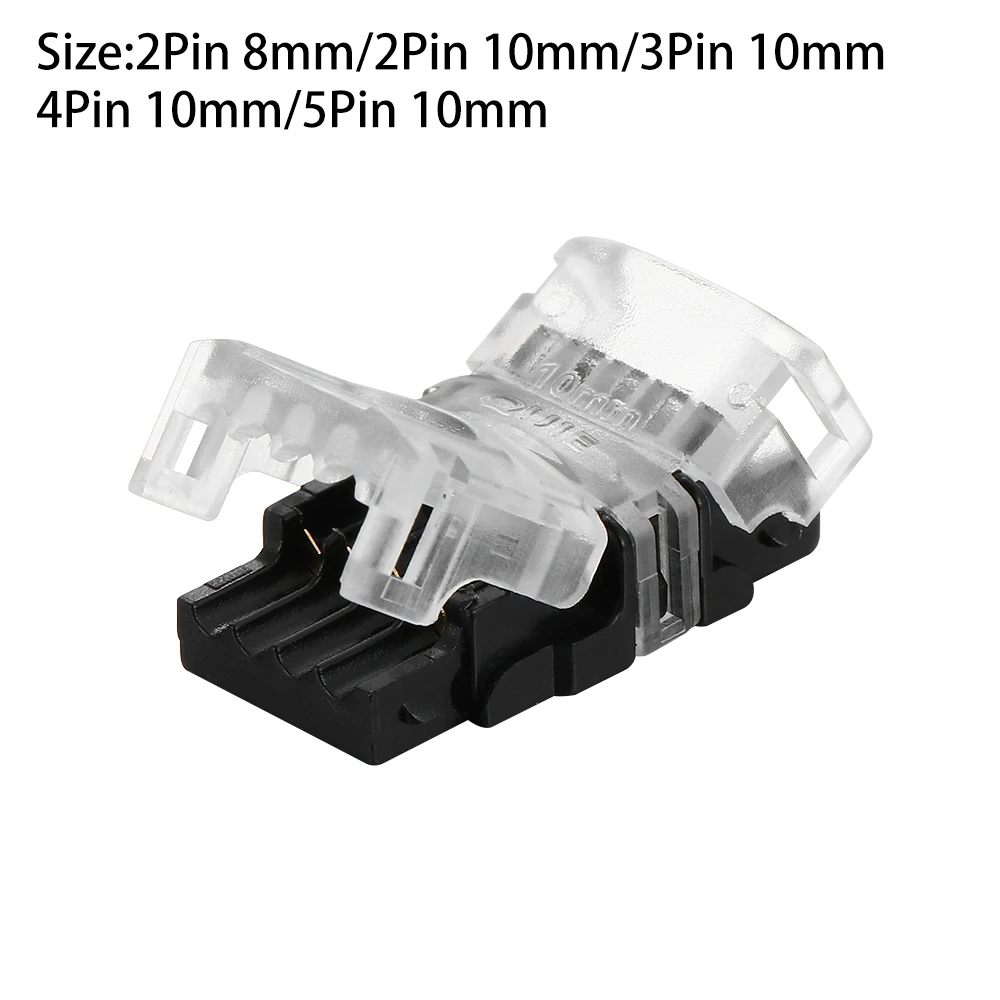 1 шт. 2pin 4pin 5pin 10 мм Светодиодная лента соединитель для одного RGB RGBW цвета 3528 5050
