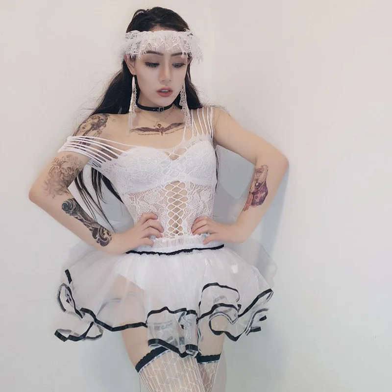 Новый Ночной магазин сексуальные танцевальные костюмы для диджея певицы женское