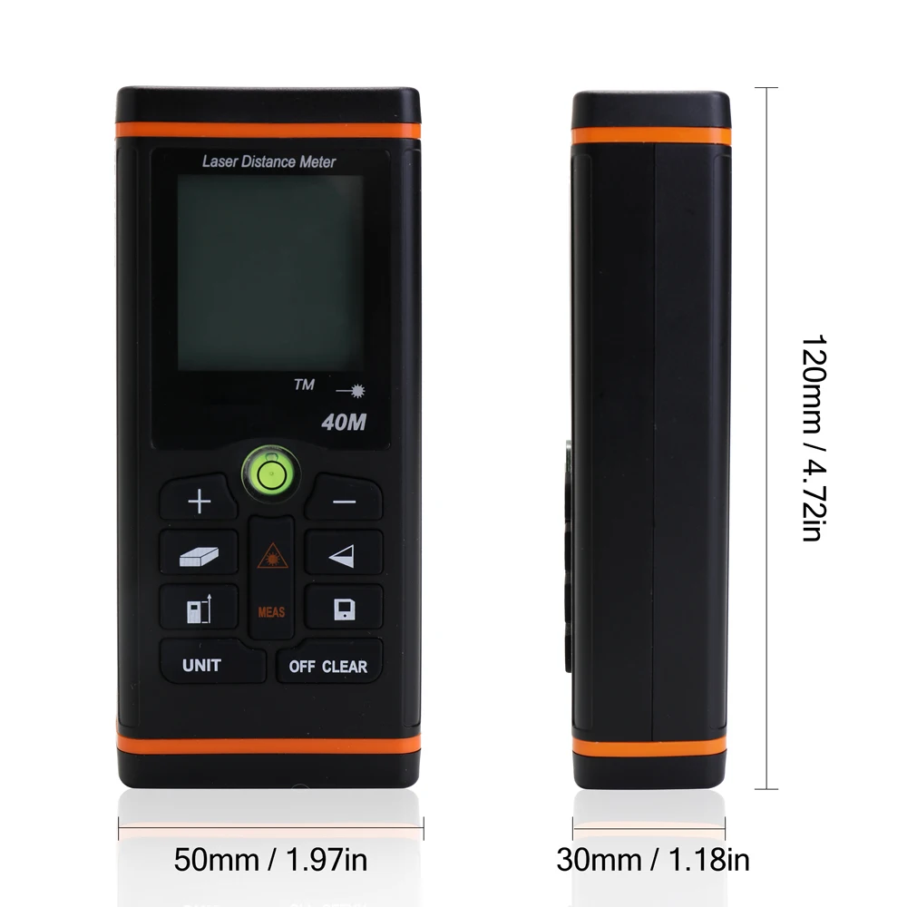 Ручной цифровой дальномер с ЖК дисплеем высокоточный измерительный прибор
