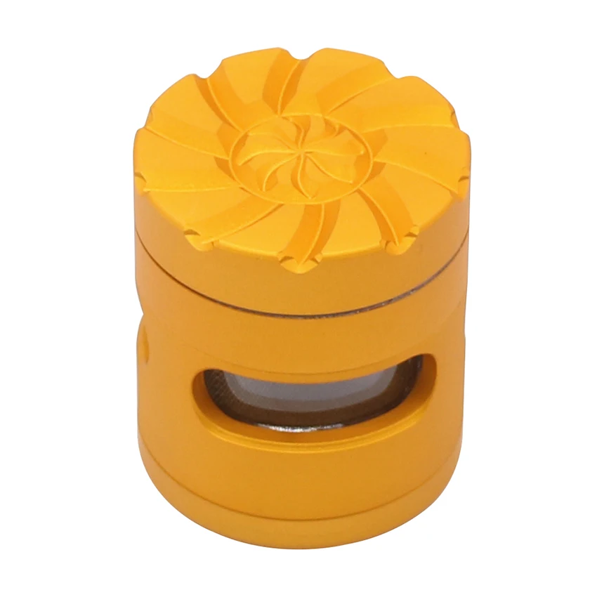 Абразивный корпус Выгравированный Алюминиевый сплав 50 мм сторона три отверстия