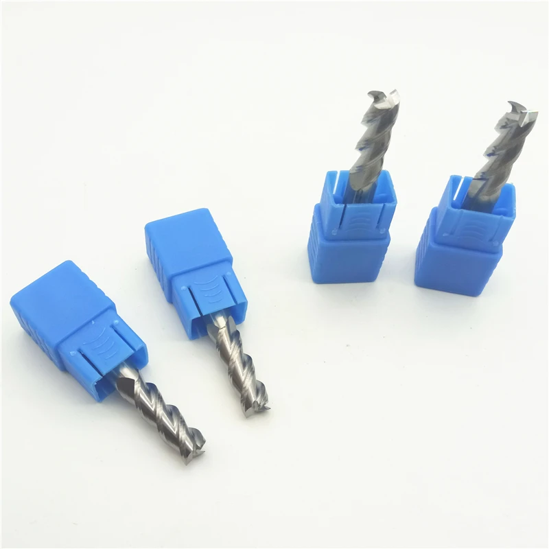 Концевая фреза 3F для алюминия вольфрамовый Карбид с прямым хвостовиком тремя