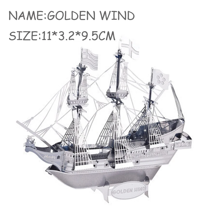 Бесплатная доставка все металлические DIY нержавеющей стали 3D Nano трехмерная