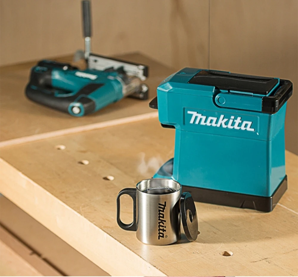 Япония Makita Беспроводная Кофеварка DCM501 перезаряжаемая кофемашина 18 в уличная удобная в переноске Рабочая кофемашина 12 в 250 мл