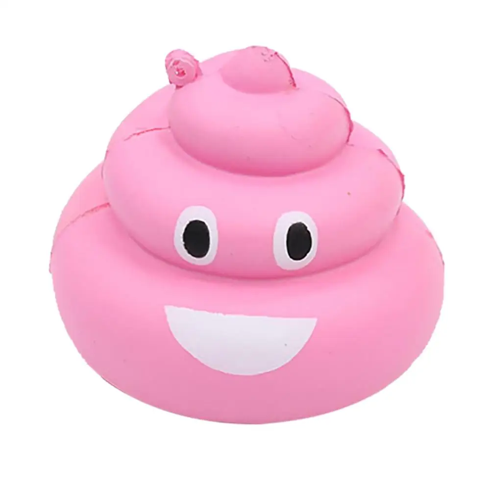 Pink Детская имитация PU медленное восстановление моделирование poop fun мягкое сумасшедшее давление релиз игрушка подходит для детей adultsF4 - Цвет: Pink