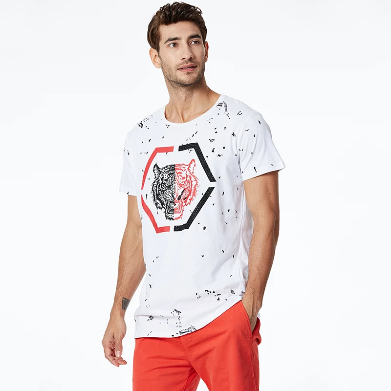 GLO-STORY мужские футболки с коротким рукавом базовая уличная одежда стильные летние