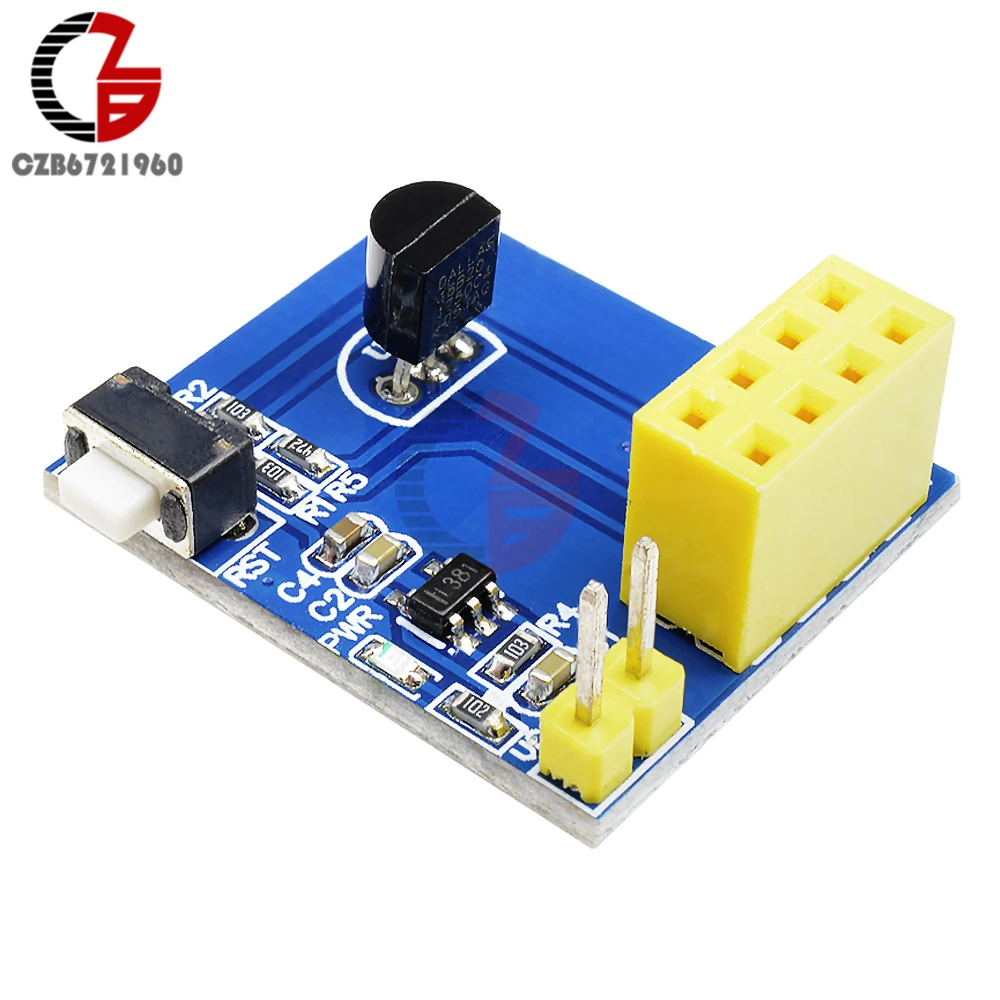 ESP8266 ESP 01 01S DS18B20 беспроводной Wifi конвертер плата датчик температуры модуль
