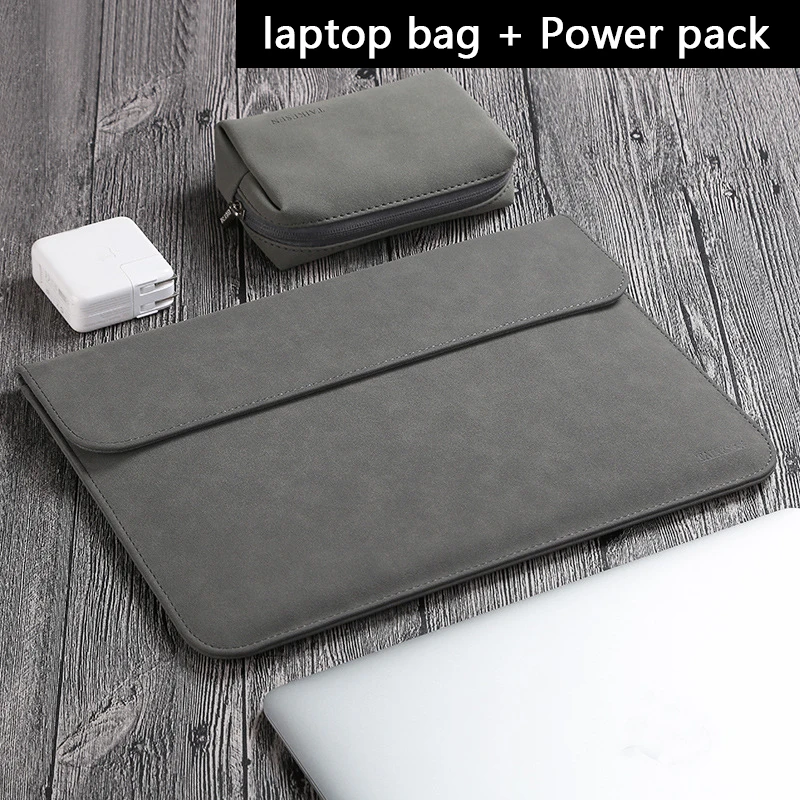 Кожаная сумка для ноутбука 11 12 13 3 15 дюймов 14 6 дюйма Macbook Pro чехол Xiaomi Air Huawei Matebook X