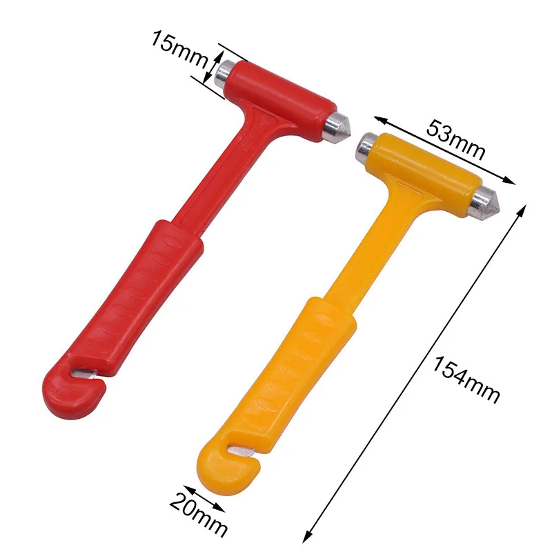 1 Pcs Emergency escape fire hammer Safety Hammer Multifunctional cutting car seat belts For safety Net weight about 65g | Инструменты