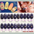 Мини точечные гвоздики для ногтей Квадратные золотые 3D металлические заклепки для творчества украшения для ногтевого дизайна Стразы треугольные серебряные инструменты для ногтей