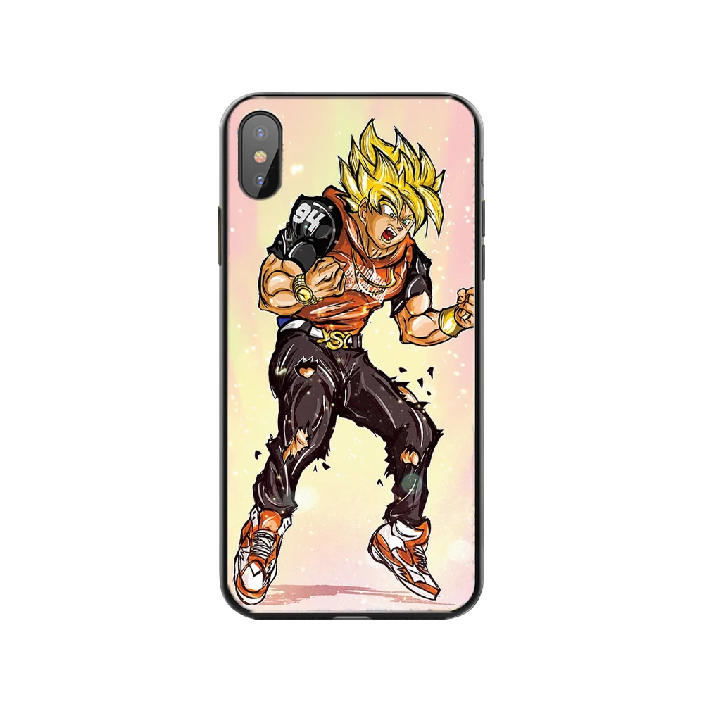 Dragon ball серии ТПУ силиконовый чехол для iPhone XS MAX XR 5 6 7 S плюс защитить резиновая 8