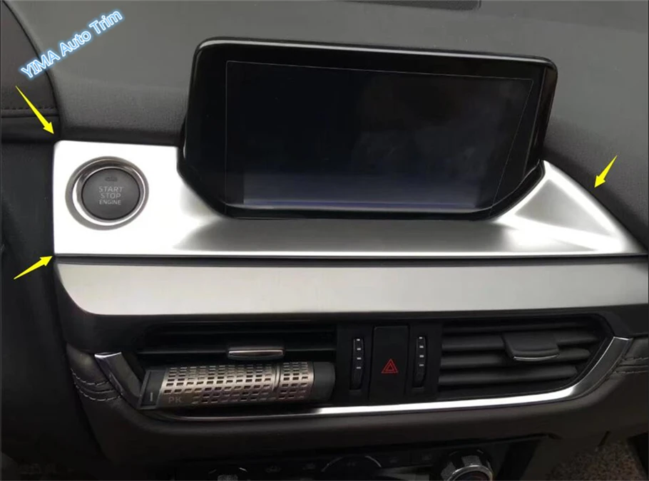 Lapetus Передняя приборная панель навигация gps рамка Крышка отделка матовая
